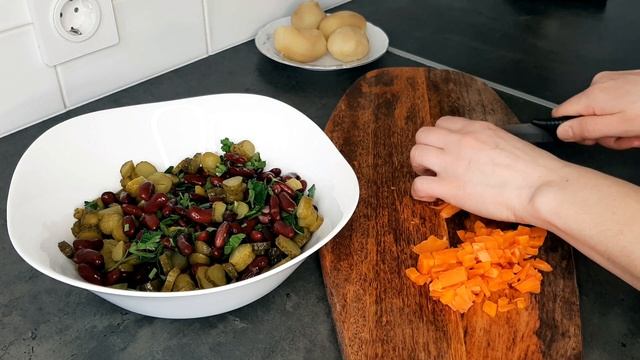САЛАТ ФАСОЛЬКА ///ПРИГОТОВИТЬ БЫСТРО И ПРОСТО