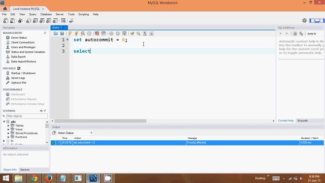 MySQL Tutorial How to use Commit and Rollback TCL in Workbench