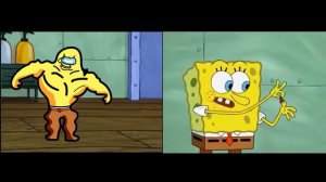 SpongeBob Removing A Splinter In Among Us