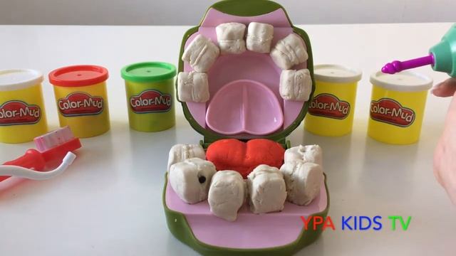 Играем в доктора, чистим зубы и удаляем кариес, а также вырываем зуб у Халка смотреть онлайн