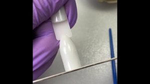 Опил ногтей. Форма чёткий квадрат