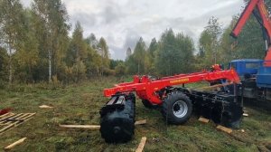 Борона БПМ-5 Зубр(Томара),сборка и первый выход в целину.