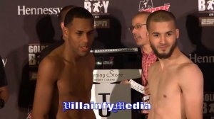 DIEGO DE LA HOYA VS JOSE SALGADO WEIGH INS FOR JUNE 8 GOLDEN BOY BOXING ON ESPN