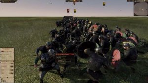 Total War Attila Mechanics - Beating Elite Pikes Frontally With Cheap Melee