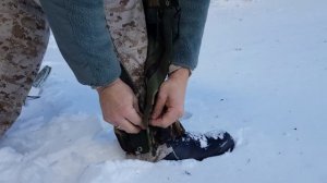 Как надевать гамаши Gore-Tex dpm Англия