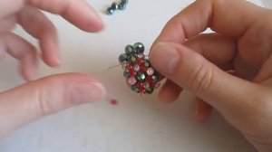 Мк.Мастер класс браслет из кристаллов страз и бисера.ЛюПетра.