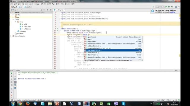 Java-разработчик. Средства синхронизации (многопоточное программирование и отчасти, монопроцессное)