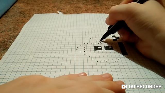 Как нарисовать чашку кофе по клеточкам!!! смотреть онлайн