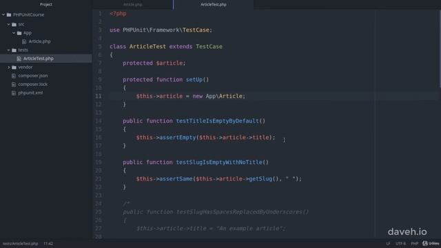 PHP Unit Testing with PHPUnit - learn PHP