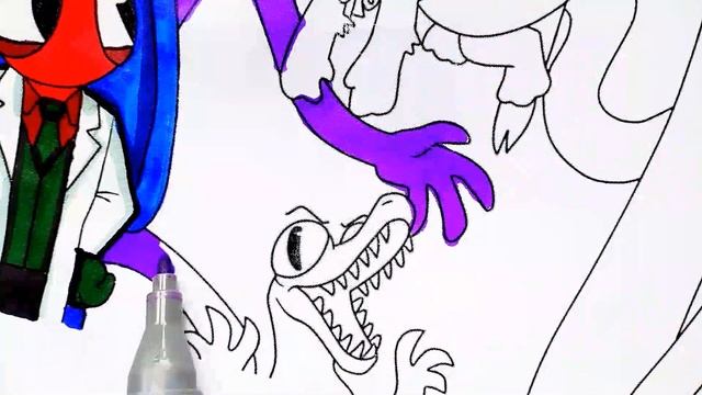 ROBLOX Rainbow Friends coloring pages/Rainbow Friends concepts смотреть онлайн