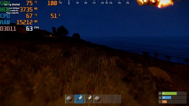 RUST : Ryzen 3 3100 + Rx 570 1080P Benchmark - Fps performance test смотреть онлайн