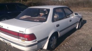 Видео-тест автомобиля Toyota Corona (белая, ST170, 4S-fe, 1991)