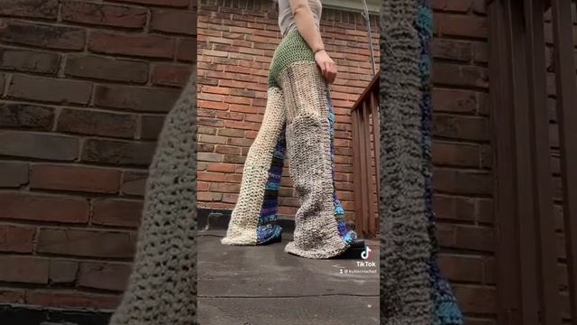 KutieCrochet Crochet patchwork  pants streetwear ootd fashion diy handmade export 1689192827186 2