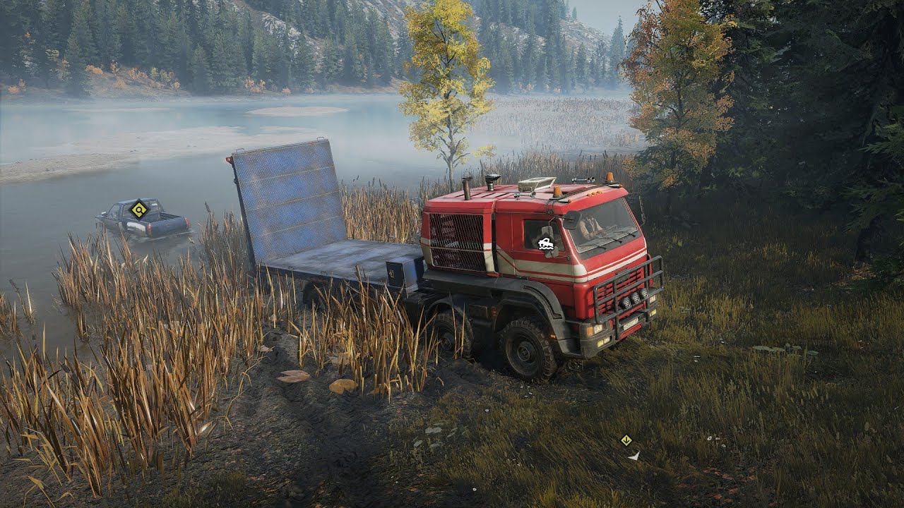 Карта "Нефть". Добыча. Эвакуатор КАМАЗ. смотреть онлайн