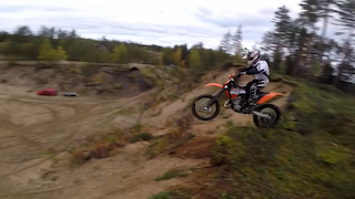 Хард эндуро, мотокросс, отжигаем на KTM, покорение горы, неудачное падение смотреть онлайн