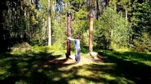 Установка чура Бога Перуна