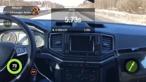 VW Amarok 3.0TDI 320hp Revo Stage1 0-100 by Dragy