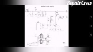 Samsung Lcd monitör besleme kartı tamiri, inverter devresi mosfet entegre ler yanmış ve kavrulmuş,