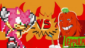 Pink Sonic vs Pepper Man - Мод на Pizza Tower - Геймплей