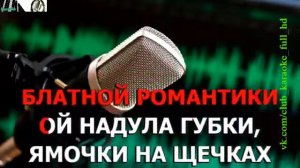 Караоке ДЕВОЧКА БАНДИТКА aleks ataman и finik