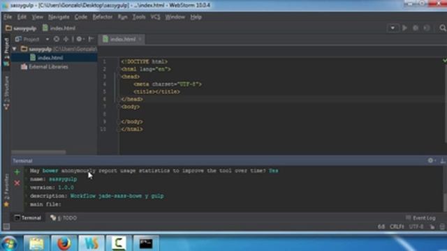 2 (workflow, sass, jade, bower y gulp) Uso de bower смотреть онлайн