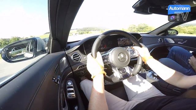 2018 Mercedes-AMG S63 (612hp) - DRIVE & SOUND (60FPS) смотреть онлайн