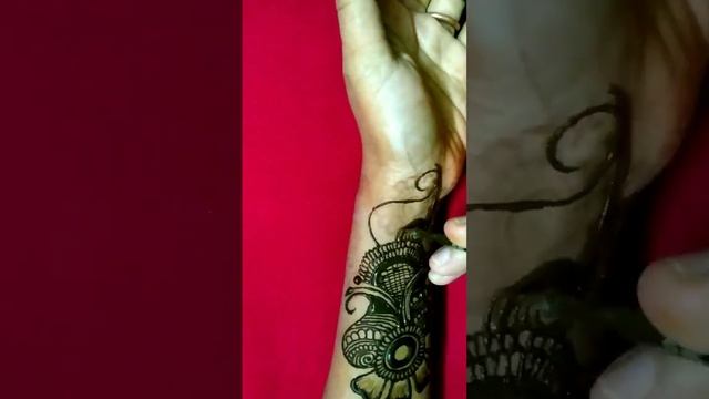 Mehandi design for front hand #shorts #youtubeshorts Mehandi fragrance❤