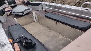 Страшно?! С ПВХ на алюминиевую лодку? Лодка под мотор 9.9 за 85 тыс. Хранение, тюнинг, покатушки.