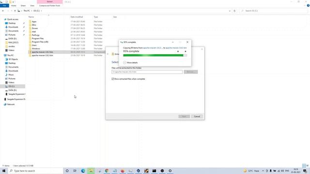 Maven setup on windows 10 with java 8