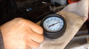 VW Polo: Oil pressure tests, from cold to normal engine temperature, with an oil pressure gauge