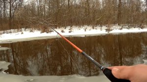 Ловля щуки на спиннинг в марте.  Graphiteleader Tiro Nuovo