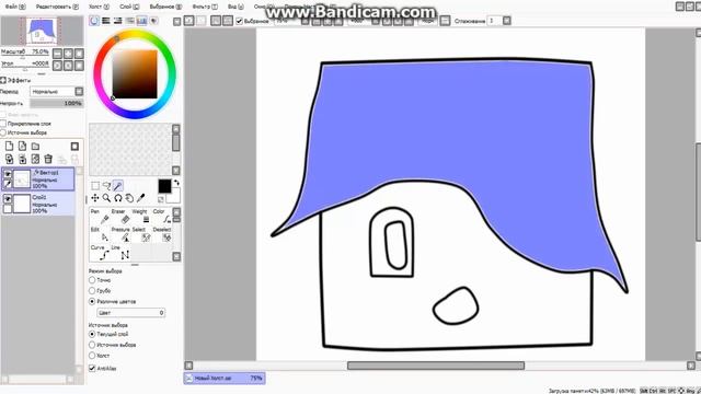 [Основы Paint Tool Sai] Как нарисовать арт. смотреть онлайн