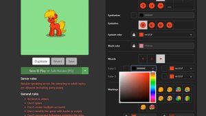 Как сделать упоротые лица в Pony Town ( 2 типа )