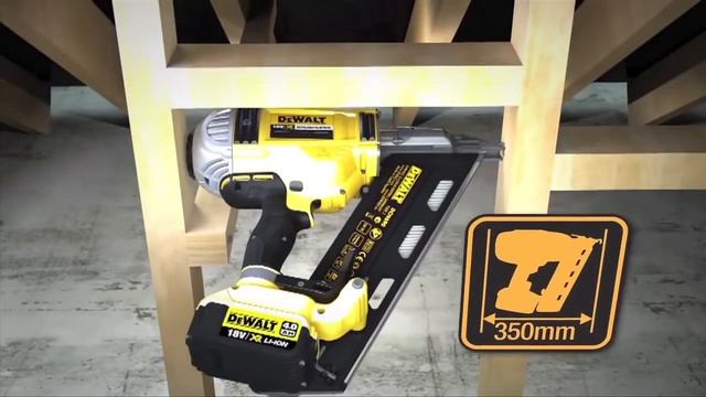 Аккумуляторный нейлер по дереву DeWALT DCN692M2 смотреть онлайн