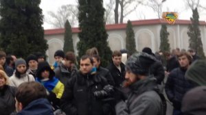 Донецк, 14.04.2014. Поход к резиденции Рината Ахметова