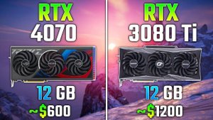 NVIDIA RTX 4070 против RTX 3080 Ti  Тест в 7 играх 2160p 4K