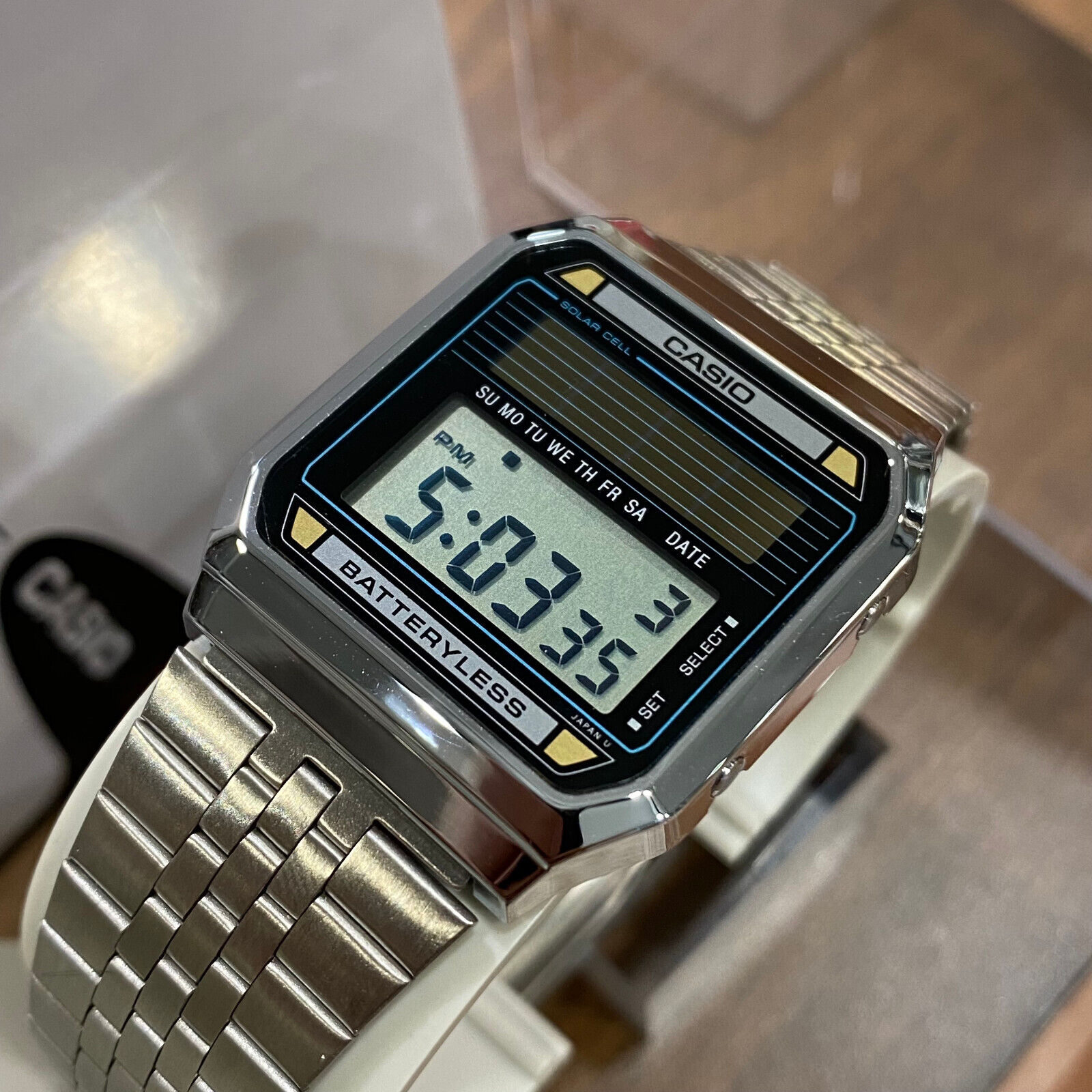Casio BB-800 Редкие винтажные солнечные ЖК-цифровые часы -ЯПОНИЯ