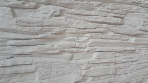 Декоративный камень Сланец каскад Белый