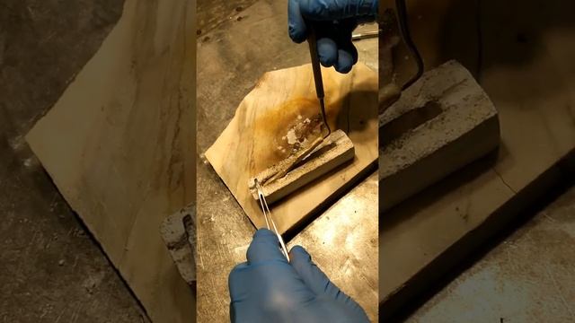 Плавим лом и делаем слиток серебра смотреть онлайн