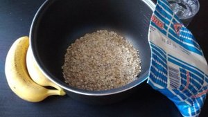 Овсяная каша в мультиварке с бананом