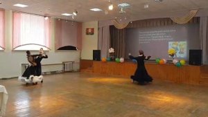 Как станцевать Венский вальс на 2 пары. Фестиваль "Здравствуй ! Композиция Вальса на две пары