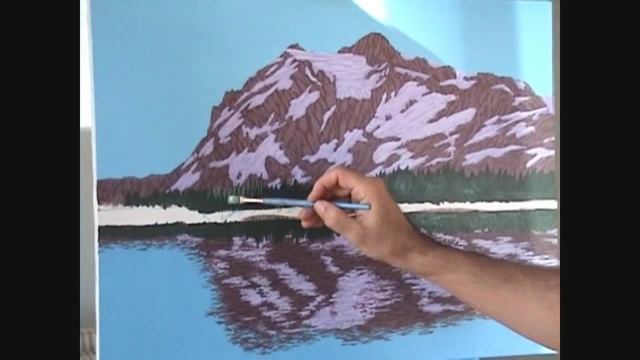 Видео 5 части 9, как рисовать горы и озеро с акрилом смотреть онлайн