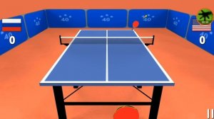 Обзор игры для телефона Table Tennis