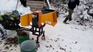 Измельчитель веток под мотоблок 80мм