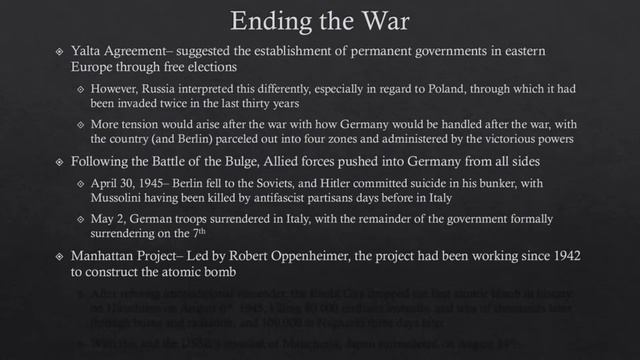 HIS 102 | Chapter 23 | 4/19/23 смотреть онлайн