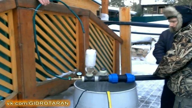 Водяной Насос Гидротаран. Первые испытания 1 марта 2014 года смотреть онлайн