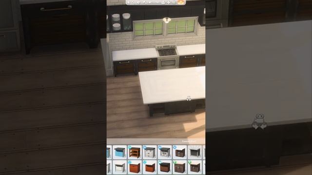 BASE GAME + Country Kitchen Kit: Sims 4 Room Building #Shorts