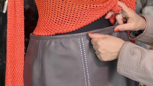 Пошив кожаной Юбки-карандаш с этапами работ. Как стильно пошить кожаную юбку с авторской отделкой. смотреть онлайн