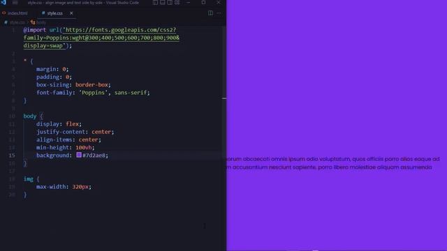 How to Align Image and Text Side by Side in HTML & CSS | Wrap Text Around Image HTML CSS смотреть онлайн