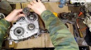 Раздатка НИВА. Установка третьей опоры.